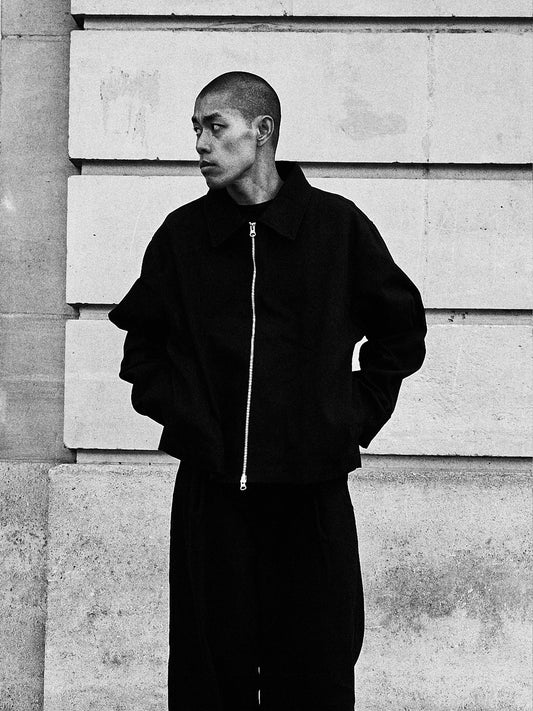 COTTON CANVAS JACKET BLACK