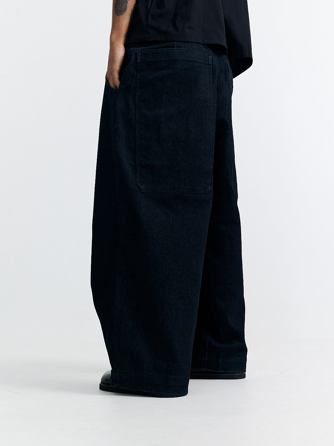 DENIM TROUSERS