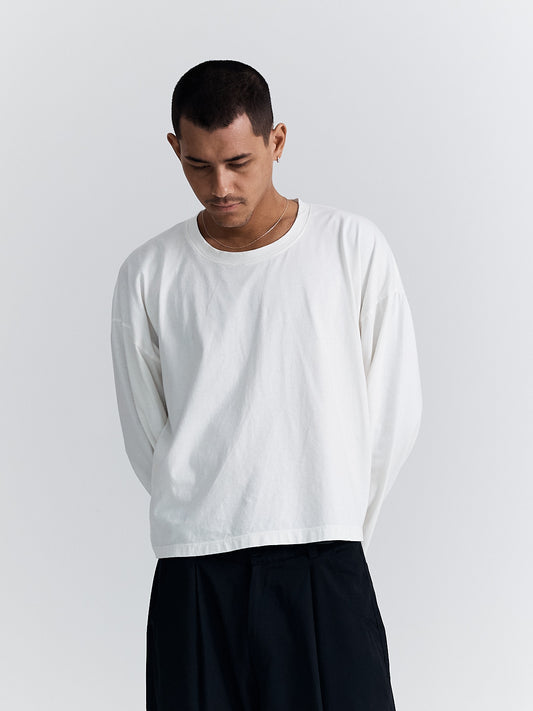 LS TEE WHITE